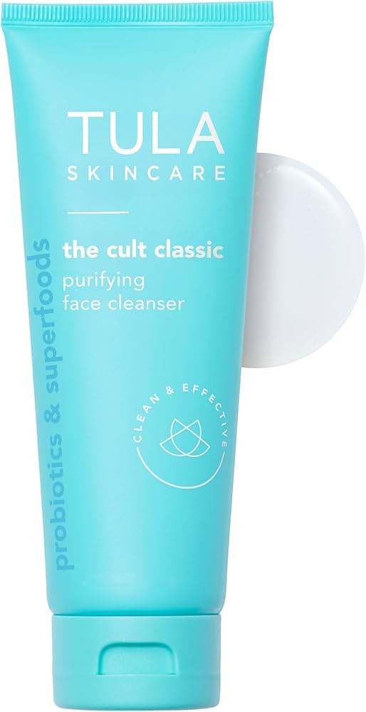TULA Skin Care Cult Classic Purifying Face Cleanser - Gentle and Effective Face Wash, Makeup Remo... | Amazon (US)