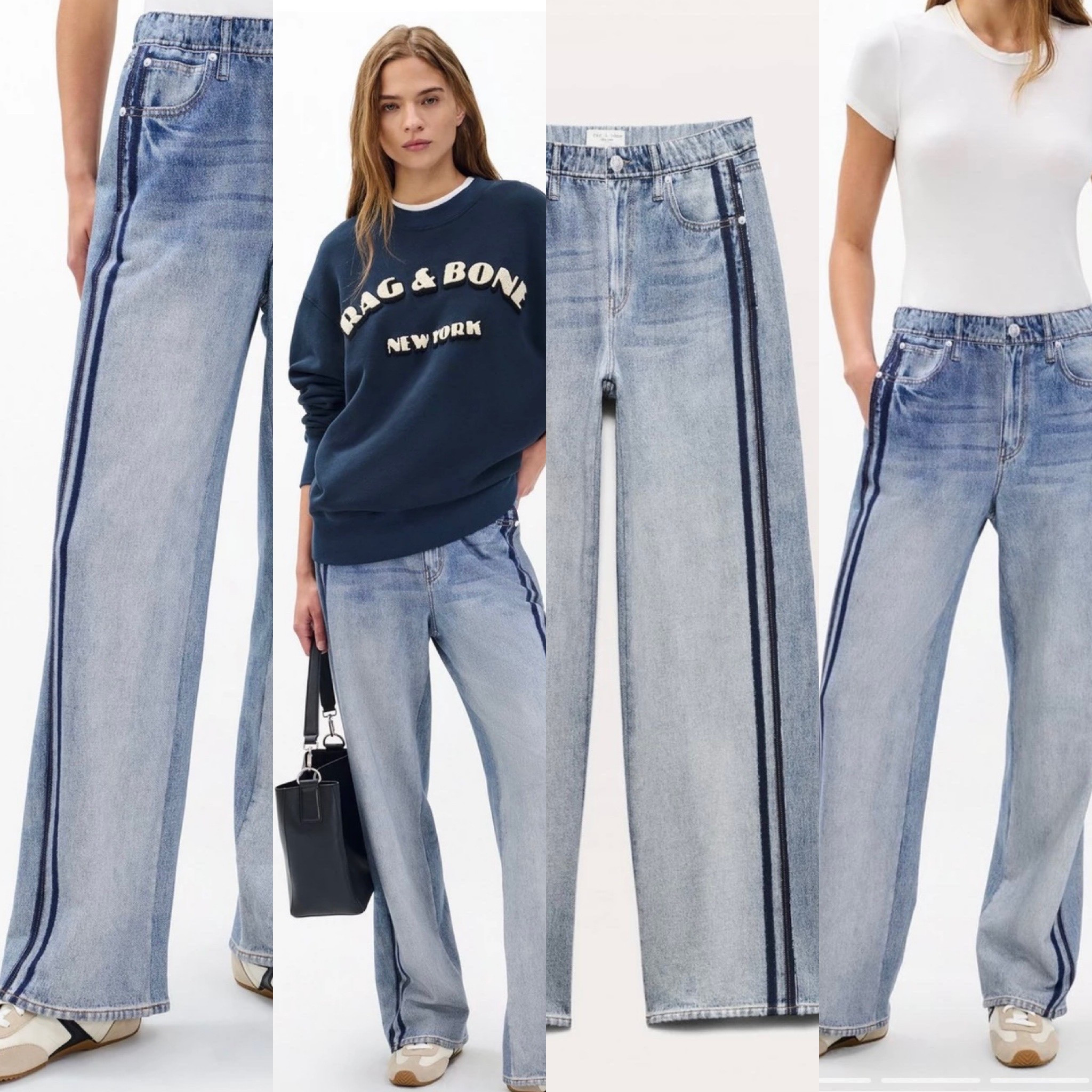Comment SHOP below to receive a DM with the link to this post on my LTK ⬇ https://liketk.it/5kRII 

I’ve been eyeing these wide-leg track pants for awhile now. Made from cotton terry cloth that's ultra-soft on the inside and printed on the outside to look like jeans!! Featuring a pull-on elastic waistband and hidden side-seam pockets! 
Machine Washable
100% Cotton#LTKautumn


#LTKStyleTip #LTKActive