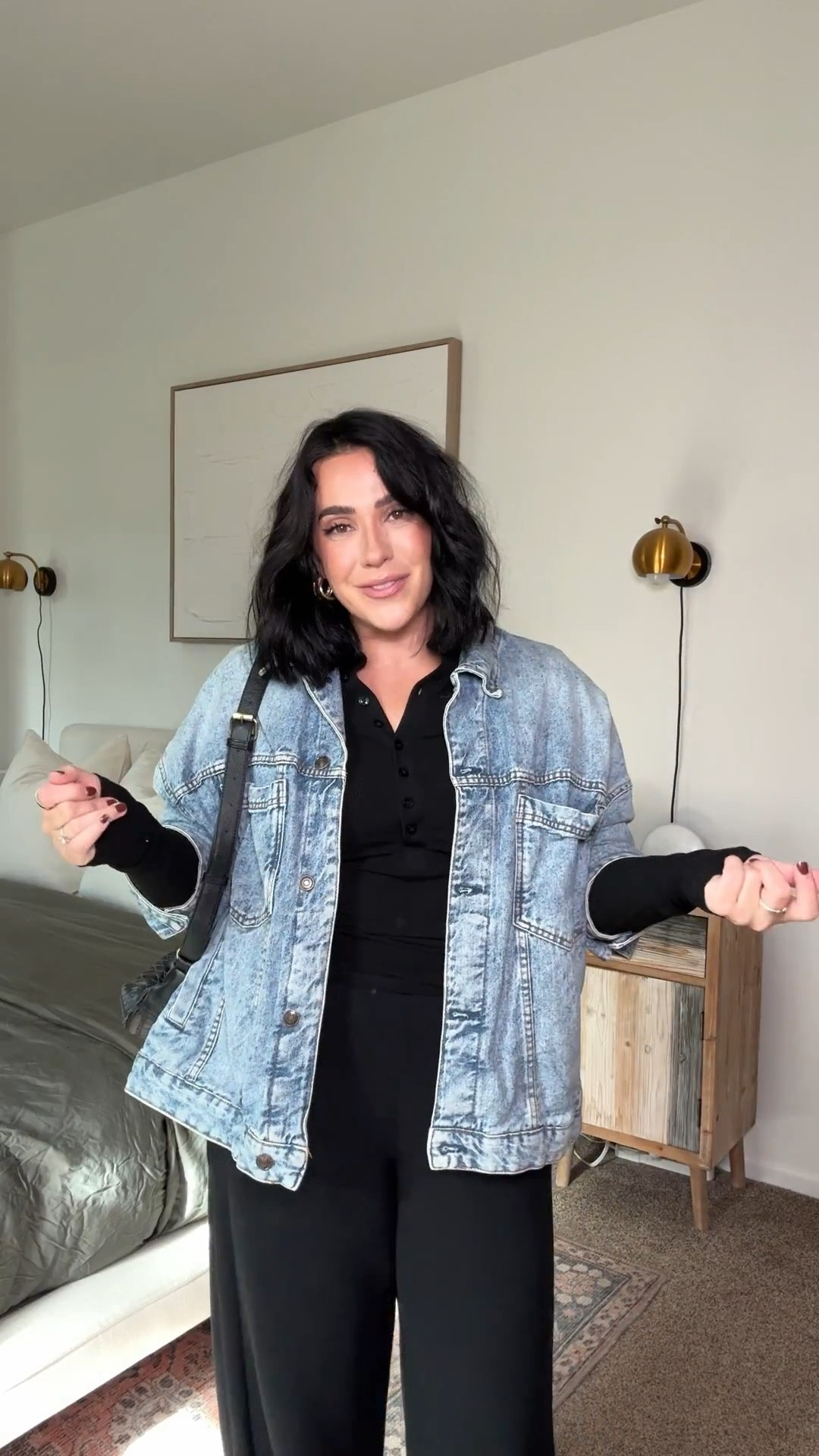 Classic easy but comfy mom outfit with the viral pants!
Spring midsize mom look
Size L

#LTKSeasonal #LTKstyletip #LTKmidsize