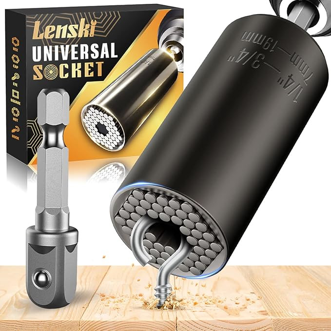 Lenski Stocking Stuffers Gifts for Men, Super Universal Socket Christmas Gifts for Men, Tools Coo... | Amazon (US)