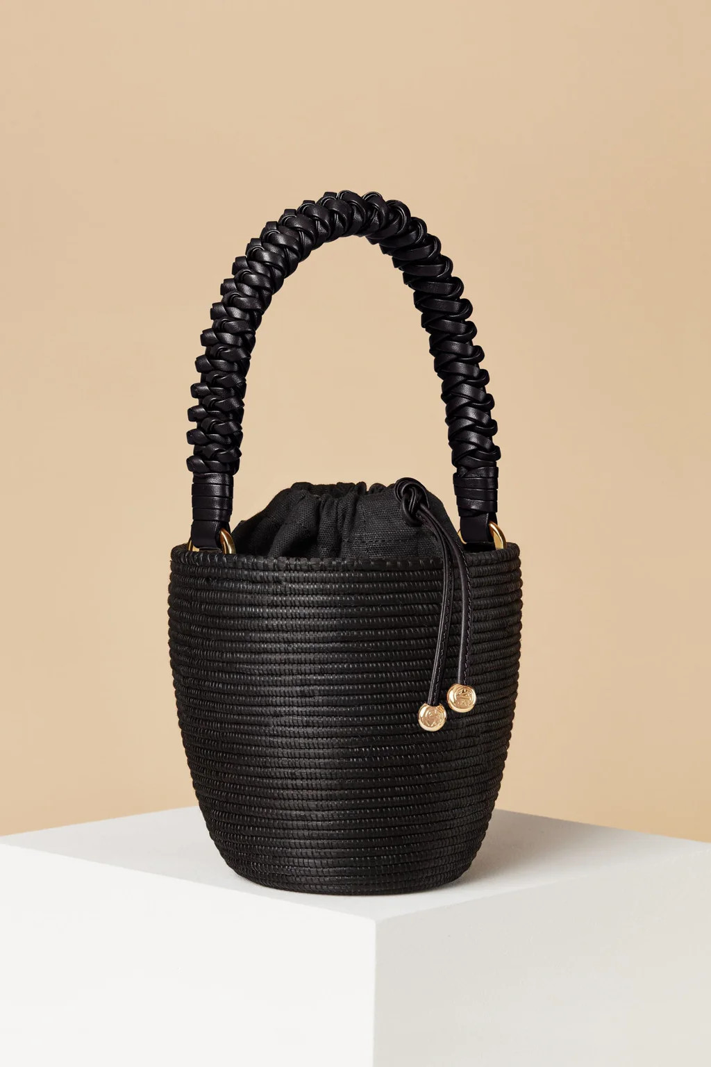 Woven Handle Lunchpail / Black | Cesta Collective