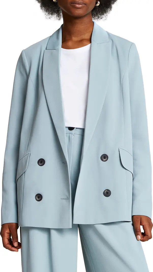 Structured Double Breasted Blazer | Nordstrom