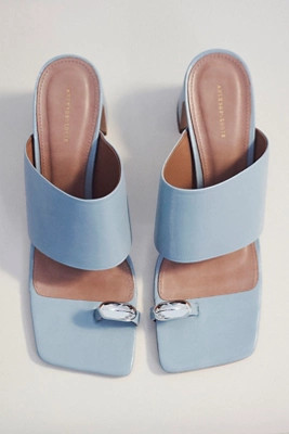 By Anthropologie Toe-Ring Block-Heel Mules | Anthropologie (US)
