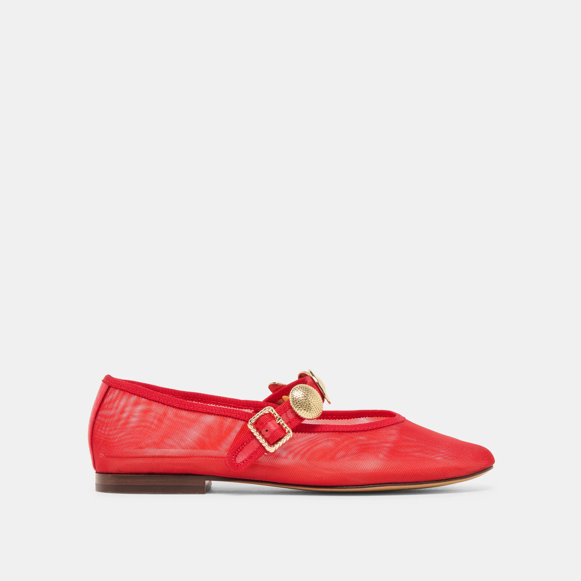 Relan Mesh Chili Mesh Ballet Flats | Dolce Vita | DolceVita.com