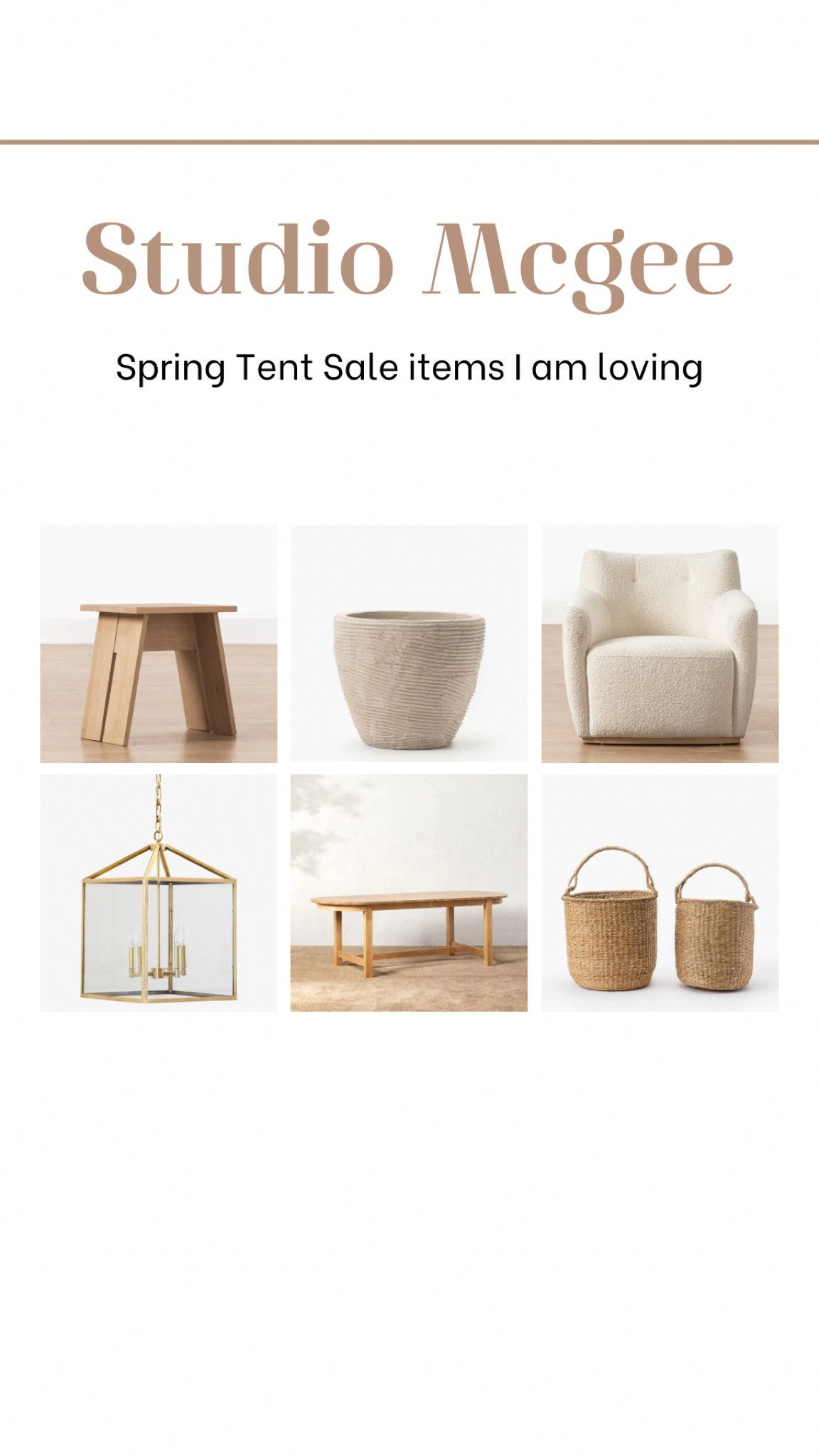 Studio McGee Tent Sale

#LTKhome