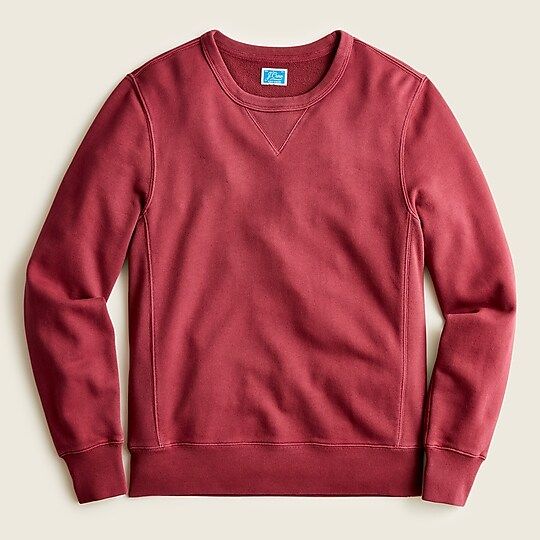 Garment-dyed french terry crewneck sweatshirt | J.Crew US