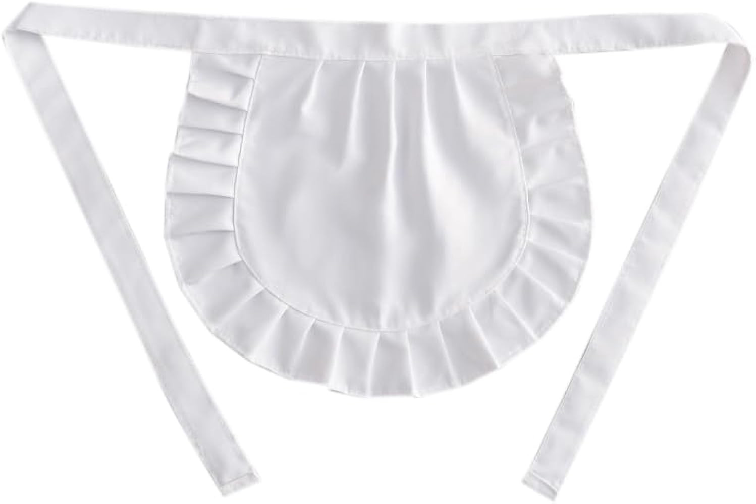 white Cosplay Waist Apron Ruffed Puffy Tight Costume, Kids Half Apron Kitchen Party Favors Also F... | Amazon (US)