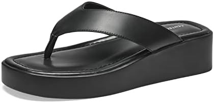 CentroPoint Women's T-strap Thong Platform Sandals Fashion Light weight Wedge Flip Flops Slip On ... | Amazon (US)