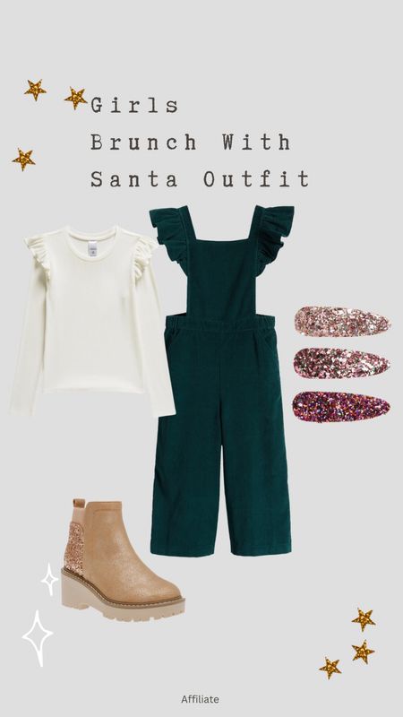 Girls Brunch with Santa Outfit! How adorable are these green corduroy overalls?! 😍

#LTKSeasonal #LTKkids #LTKHoliday