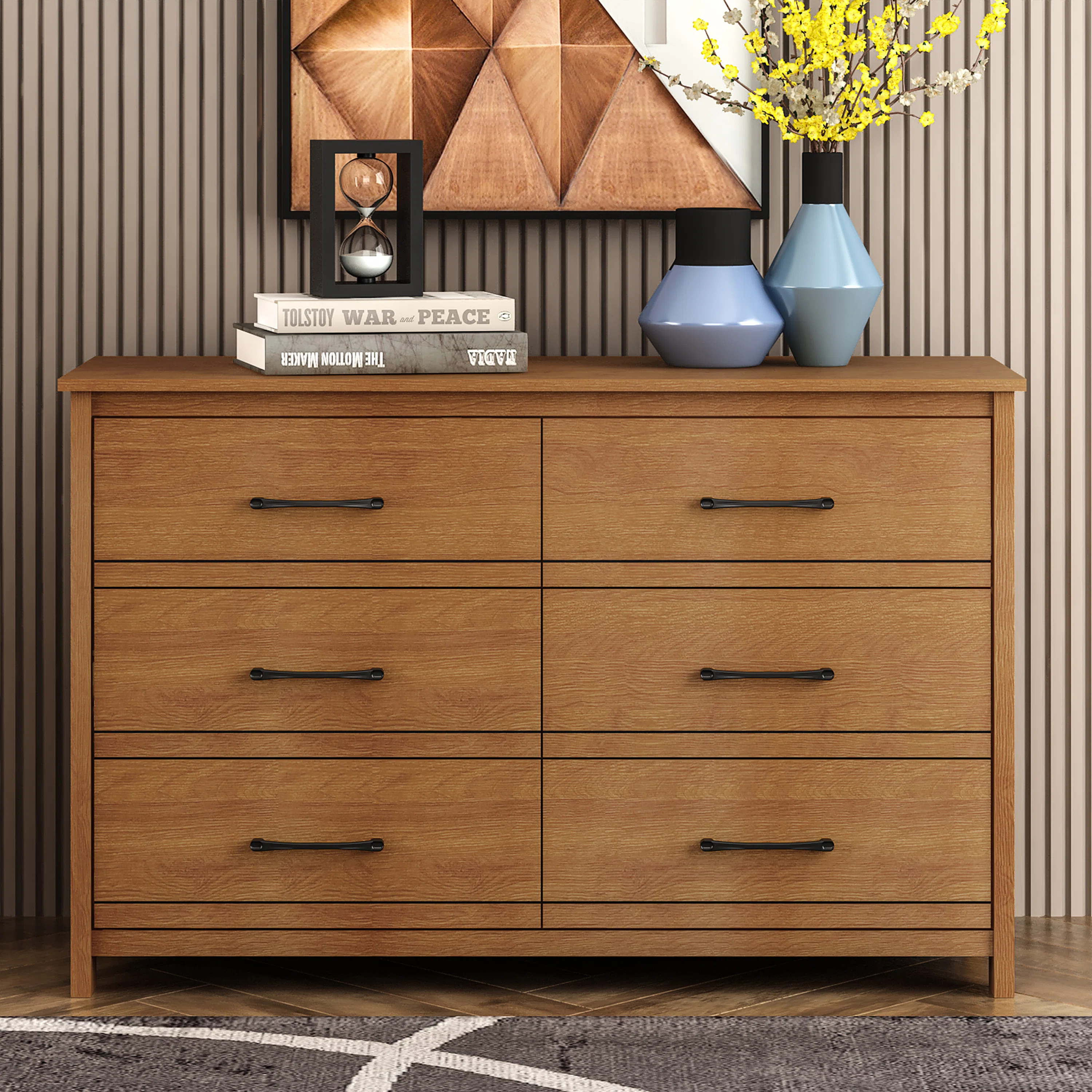 Aubarta 6 Drawer Dresser | Wayfair North America