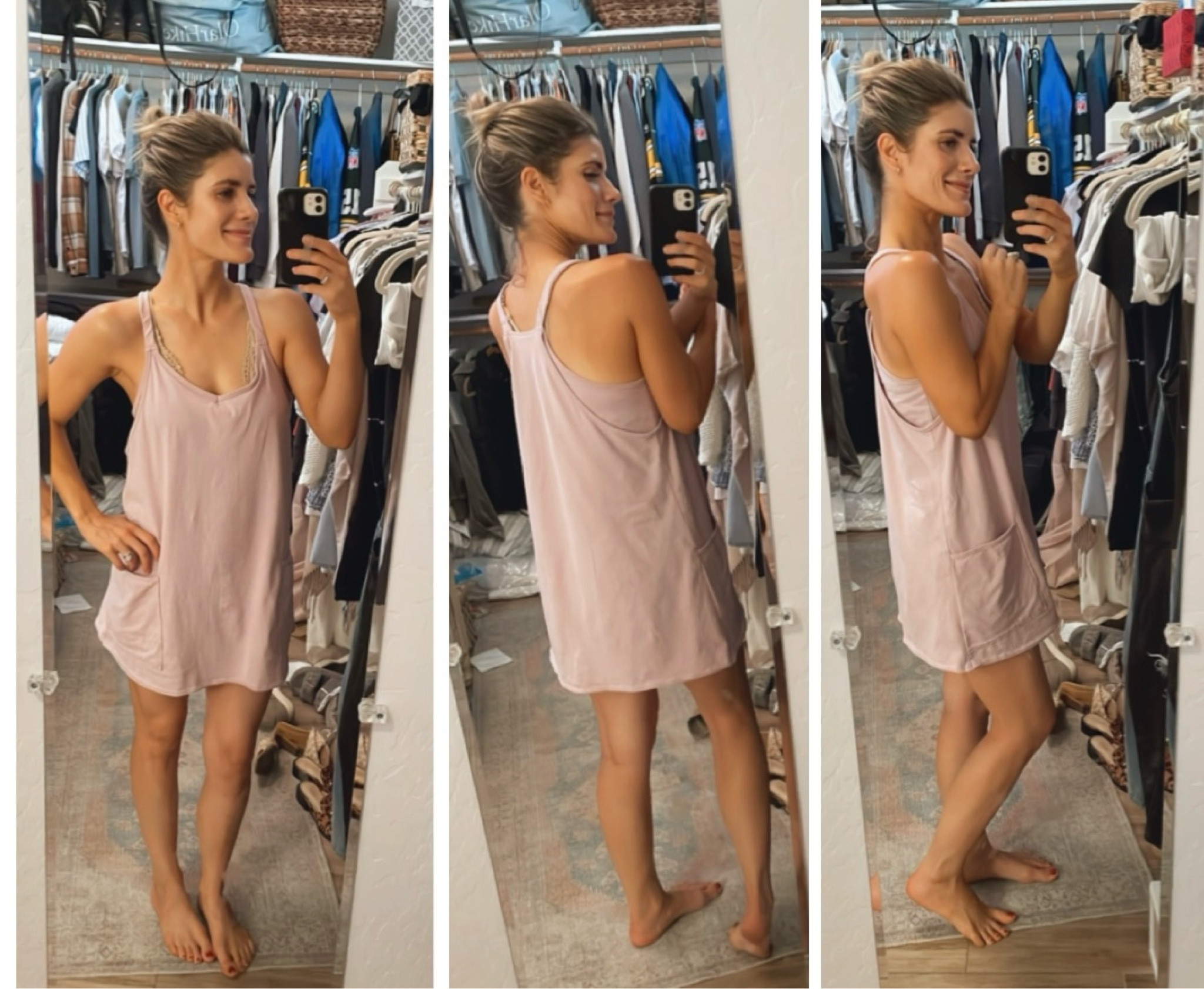 Amazon dress with built in shorts for the WIN. This is the perfect summer piece to transition from playing with the kids, to running errands while still looking cute! I also got it in black 🙌🏻 
Size: small  
.
.
.
.
.
.
#amazonfashion #amazondress #athleticdress #athleisure #summeressentials #summerwardrobe #summerfashion 

#LTKFitness #LTKStyleTip #LTKFindsUnder50