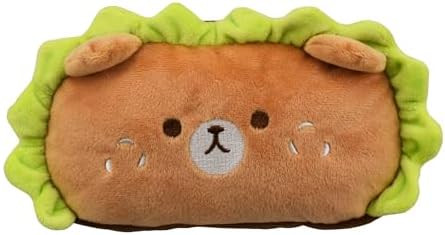 Plush Animal Stationery Cartoon Cute Pencil Case for Teen Girls and Cosmetic Bag 1 Pack Brown Bea... | Amazon (US)