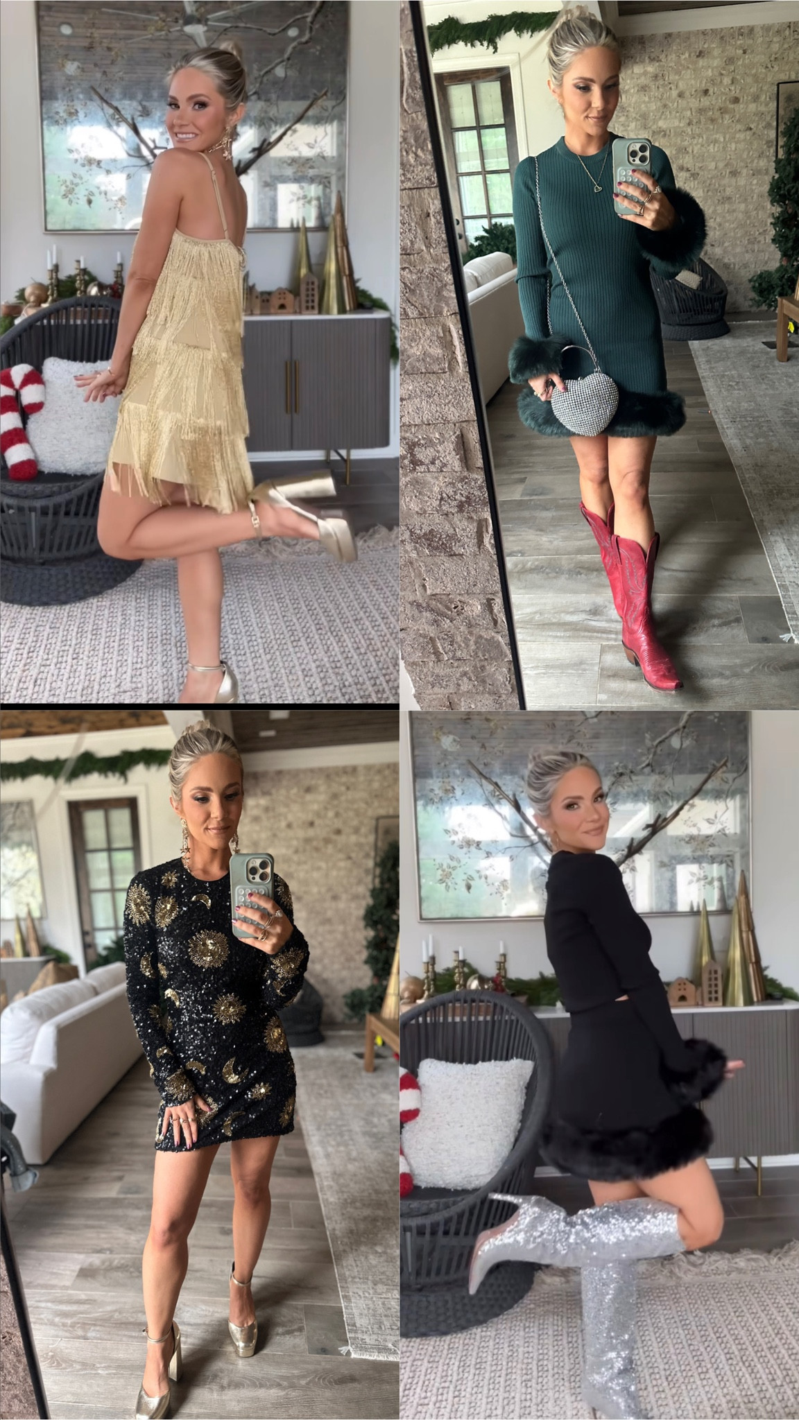 Mumu holiday looks! They always have the best holiday fits! Use code SITEWIDE20 for 20% off! 

#LTKSeasonal #LTKparties #LTKHoliday
