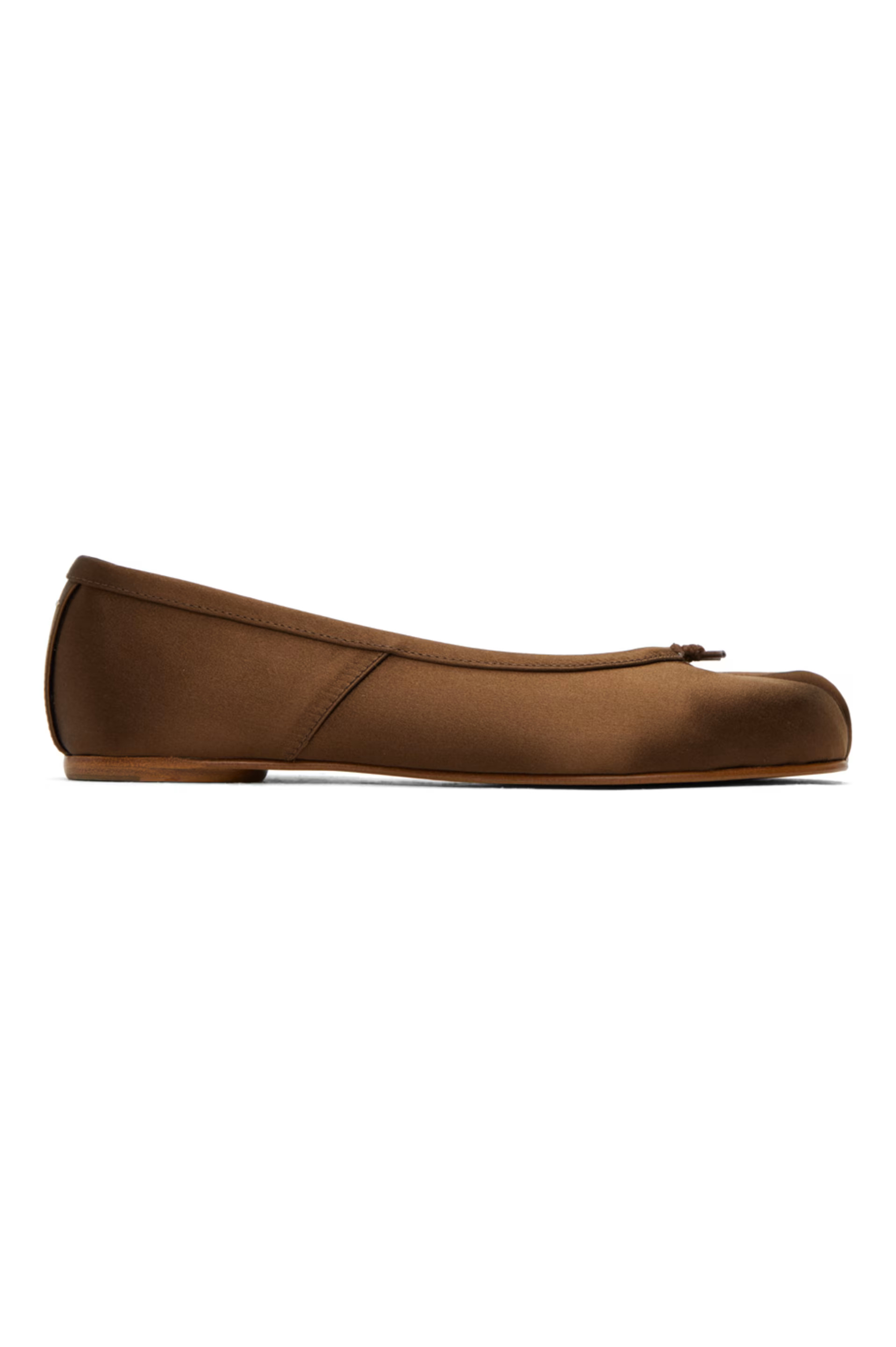 Maison Margiela - Brown Tabi Ballerina Flats | SSENSE