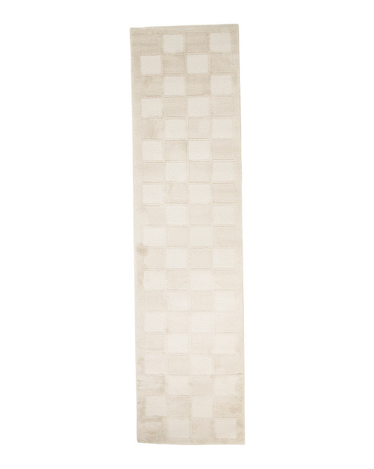 Made In Turkey Checkered Runner | TJ Maxx
