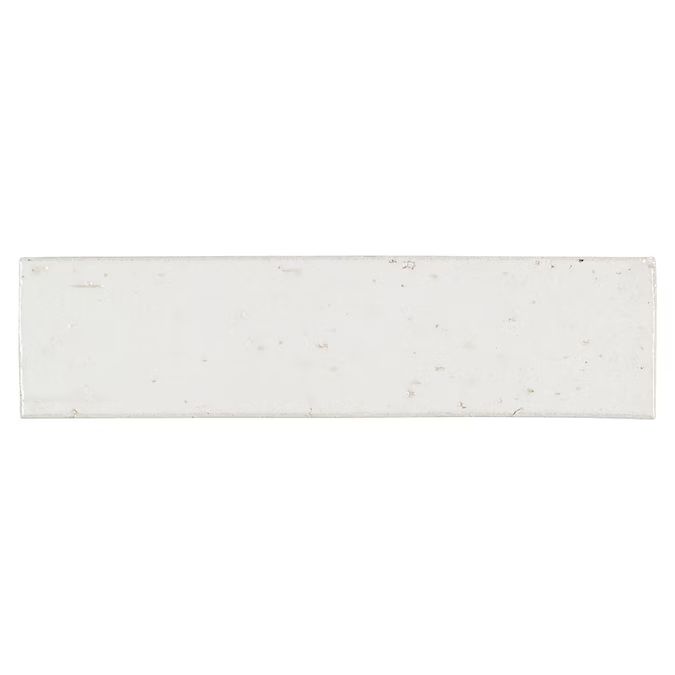 Elida Ceramica White Painted Bricks White Painted Bricks 2-in x 9-in Glazed Ceramic Brick Brick L... | Lowe's