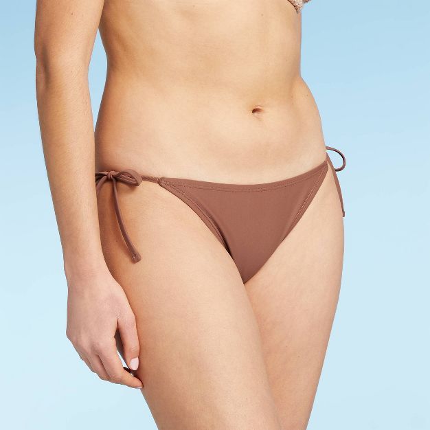 Juniors' String Bikini Bottom - Xhilaration™ Brown | Target