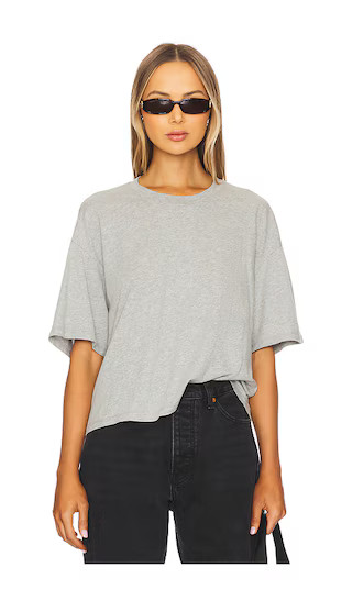 Oversized Boxy T-Shirt in Heather Grey | Revolve Clothing (Global)