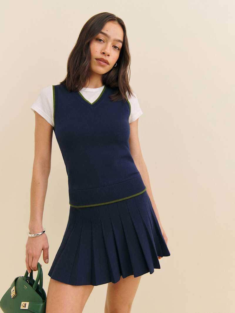 Blair Cotton Sweater Dress | Reformation (Global)