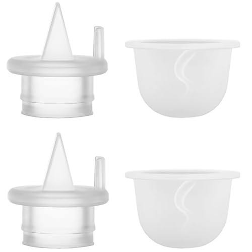 2pcs Duckbill Valves and 2pcs Silicone Diaphragm Compatible with Zomee Z1/Z2/BabyBuddha/NCVI 8782/8780/Motif Twist Breast Pump Replacement Pump Accessories | Amazon (US)