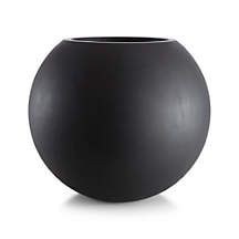 Sphere Large Dark Grey Planter + Reviews | Crate and Barrel | Crate & Barrel