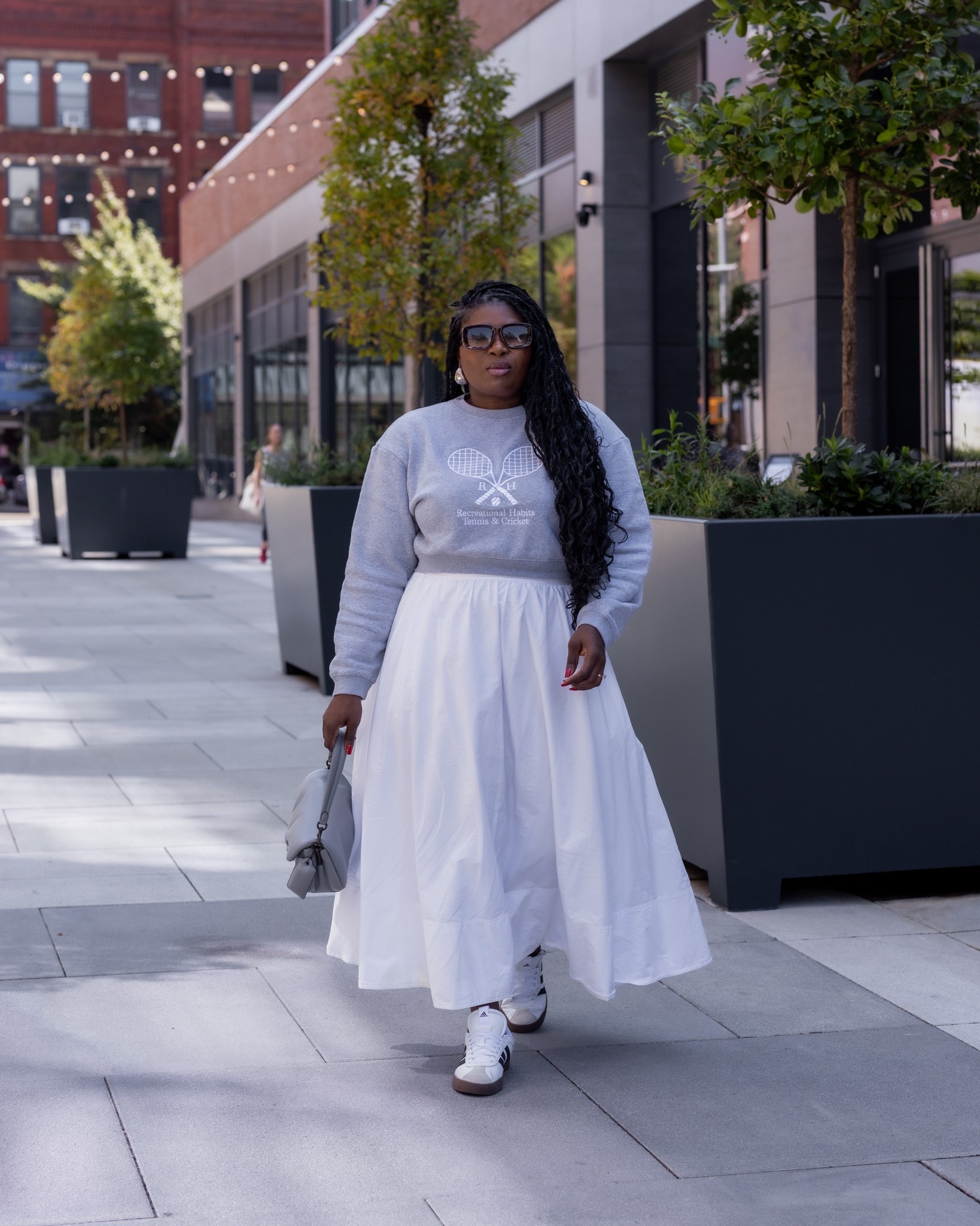 U.S. open inspired outfit for the tennis enthusiast 