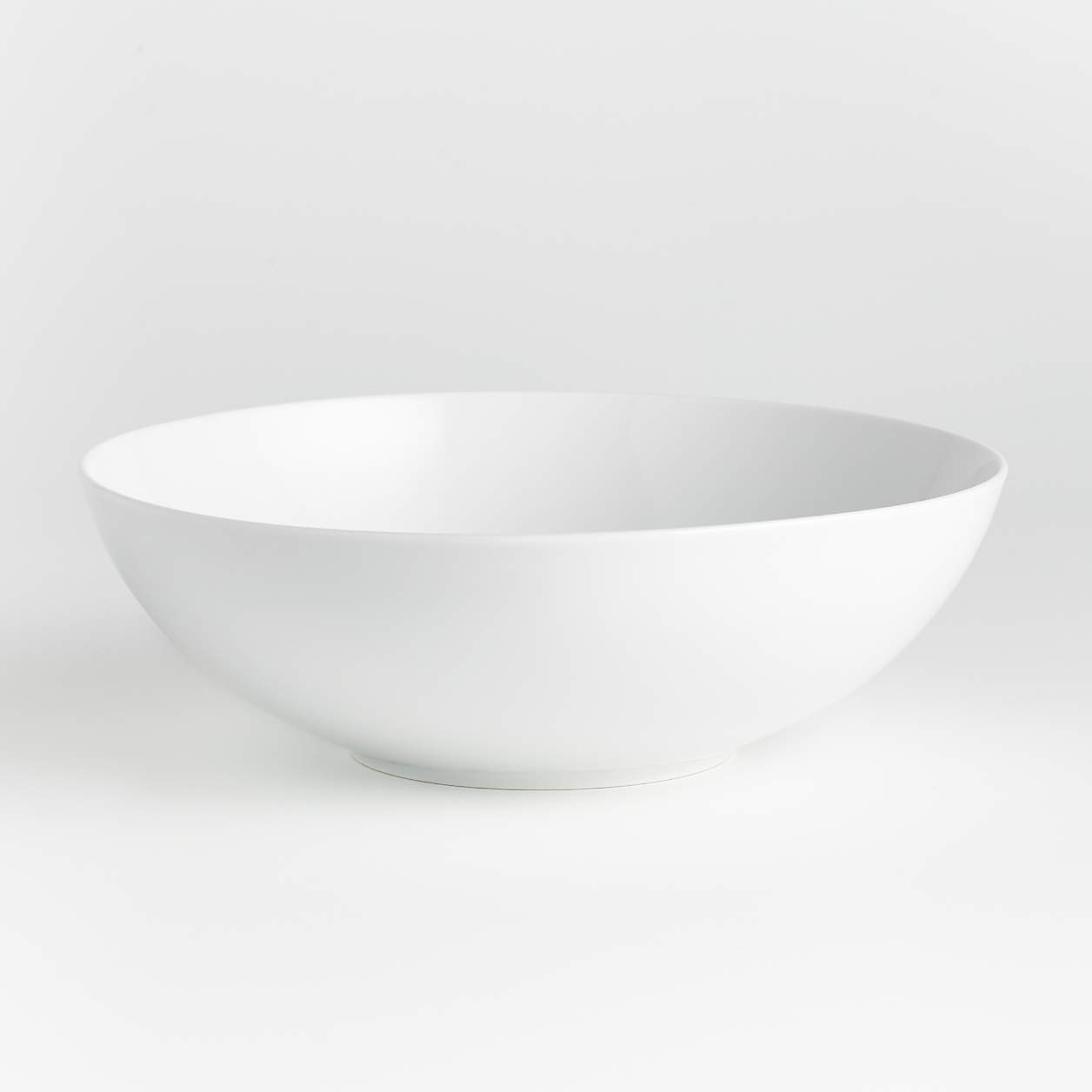 Aspen Medium Porcelain Serving Bowl + Reviews | Crate & Barrel | Crate & Barrel