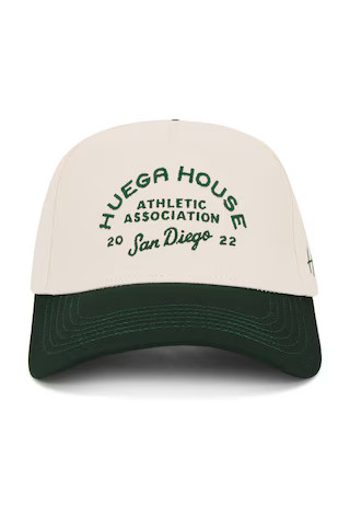 Huega House Athletic Association Hat in Green & Natural from Revolve.com | Revolve Clothing (Global)