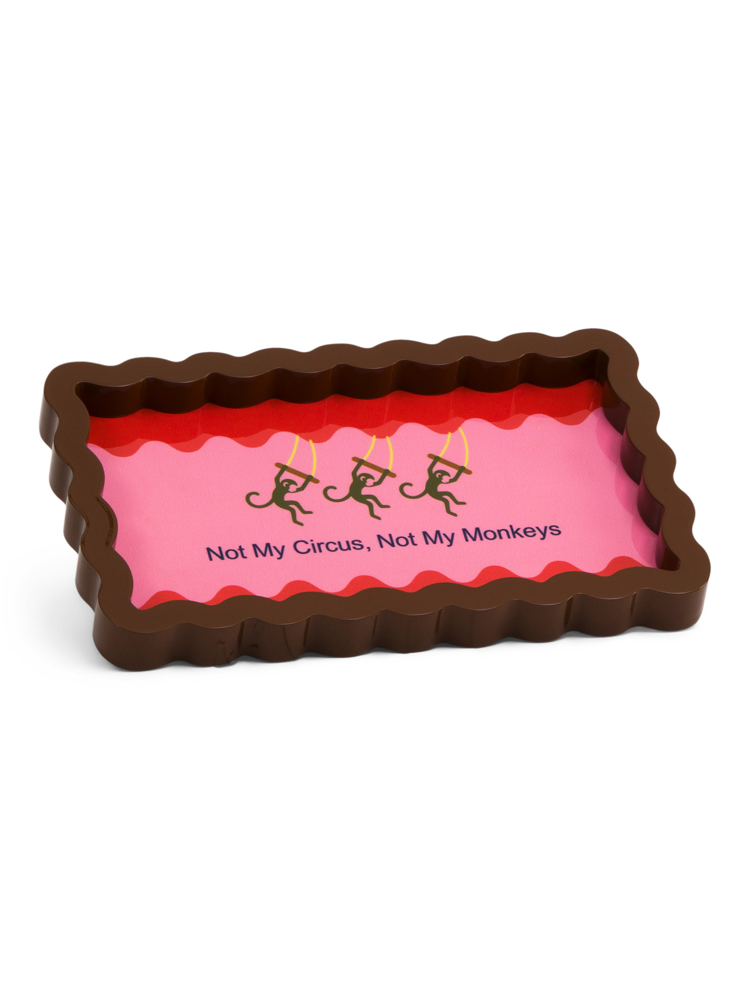 6x10 Not My Circus Lacquer Tray | TJ Maxx