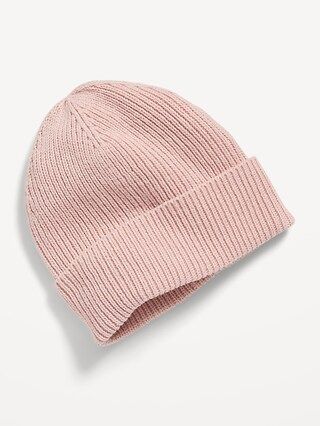 Gender-Neutral Rib-Knit Wide-Cuff Beanie Hat for Kids | Old Navy (US)