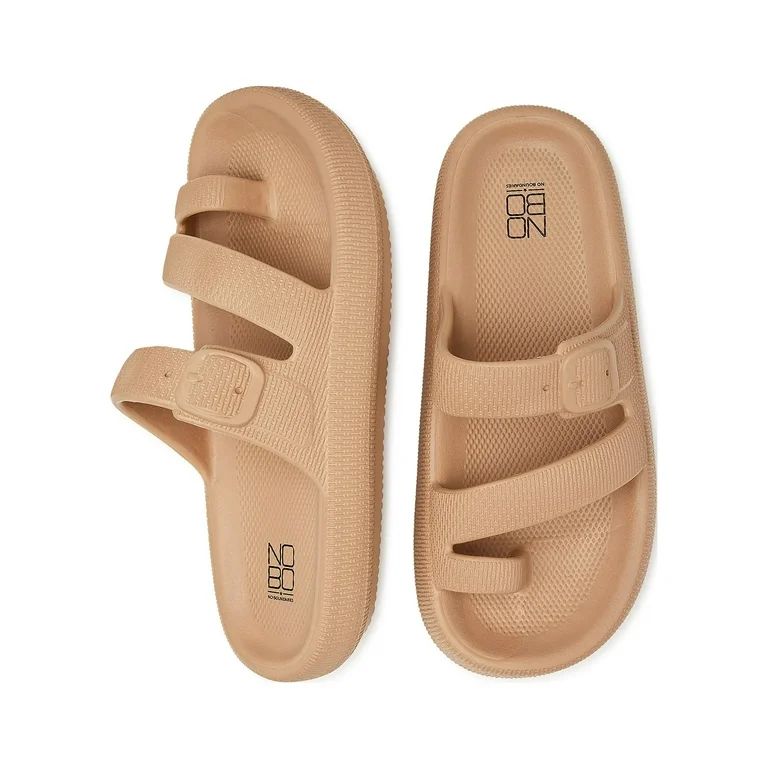 No Boundaries Womens Comfort Slide Toe Thong | Walmart (US)