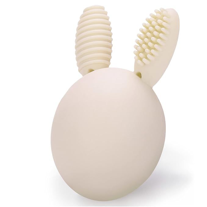 Bunny Eggy Teether Baby Teething Toy Rabbit Egg Rattle Toy Teething Pain Relief for Babies Boys G... | Amazon (US)