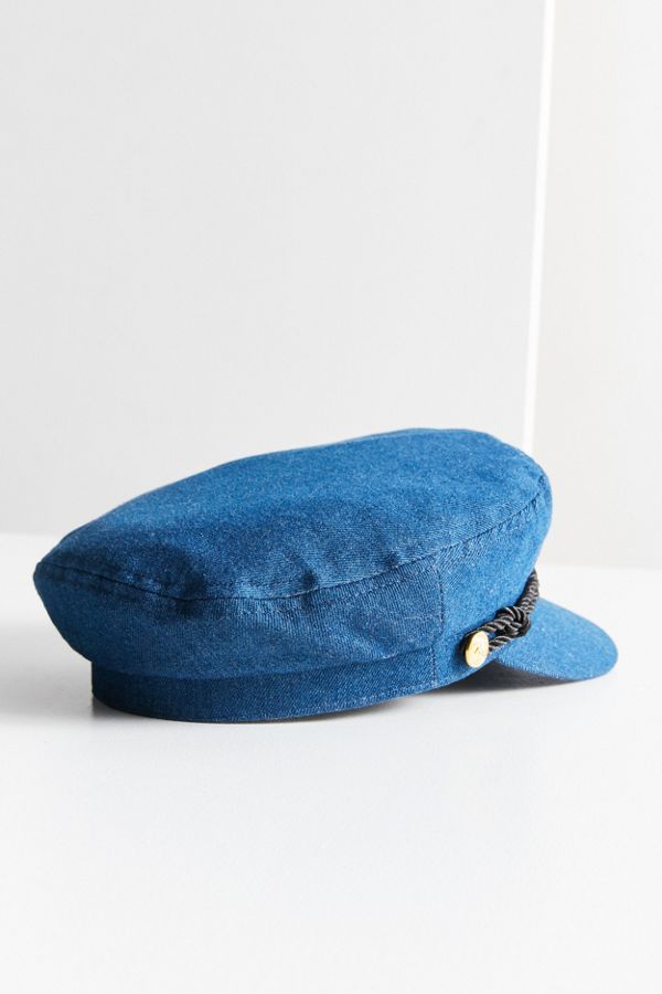 Denim Captain Hat | Urban Outfitters (US and RoW)