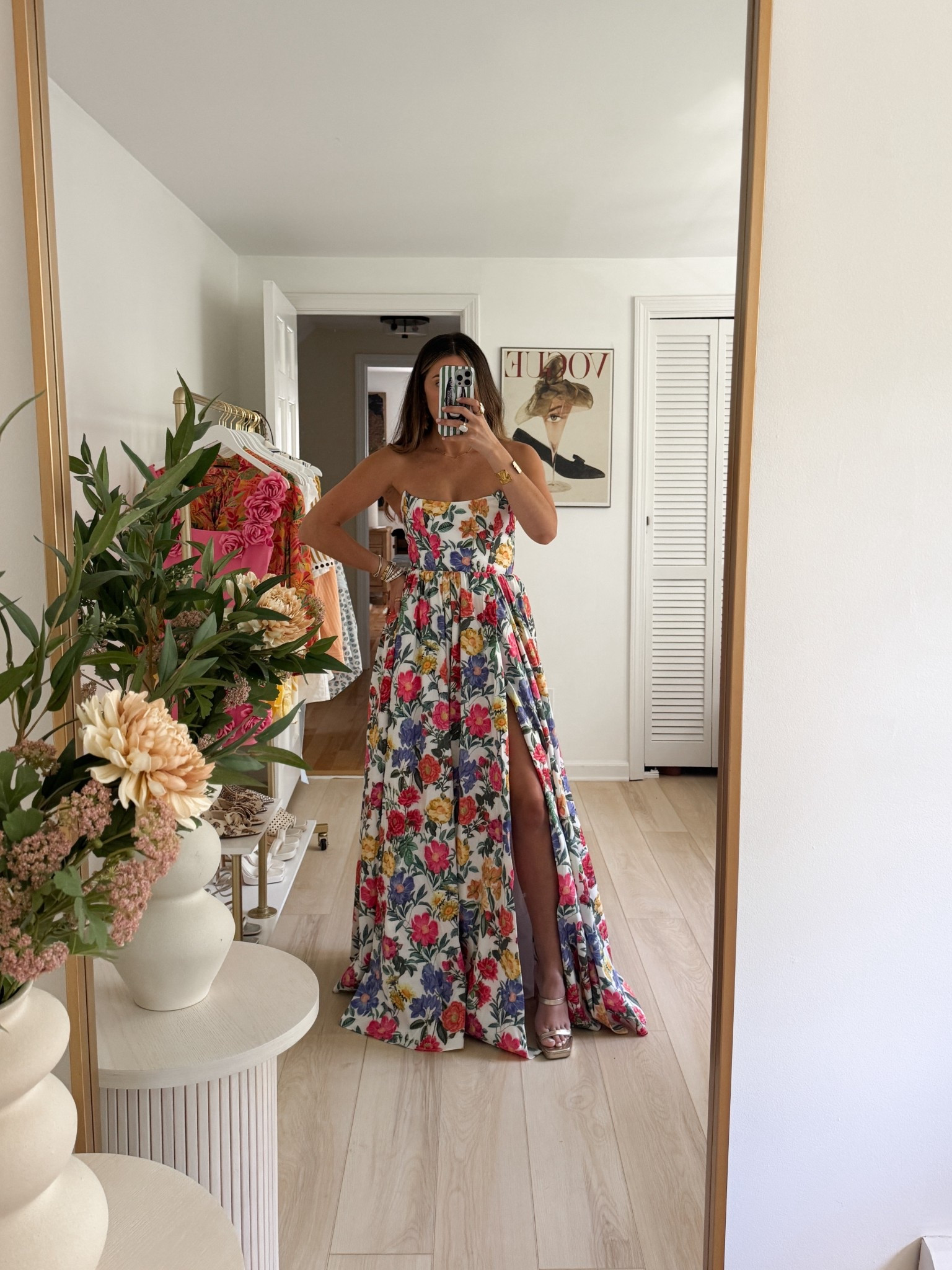 Summer floral wedding guest dresses (wearing size small / PS I just tucked the straps in for a strapless look like the website suggests) 💗

#LTKParties #LTKWedding #LTKStyleTip