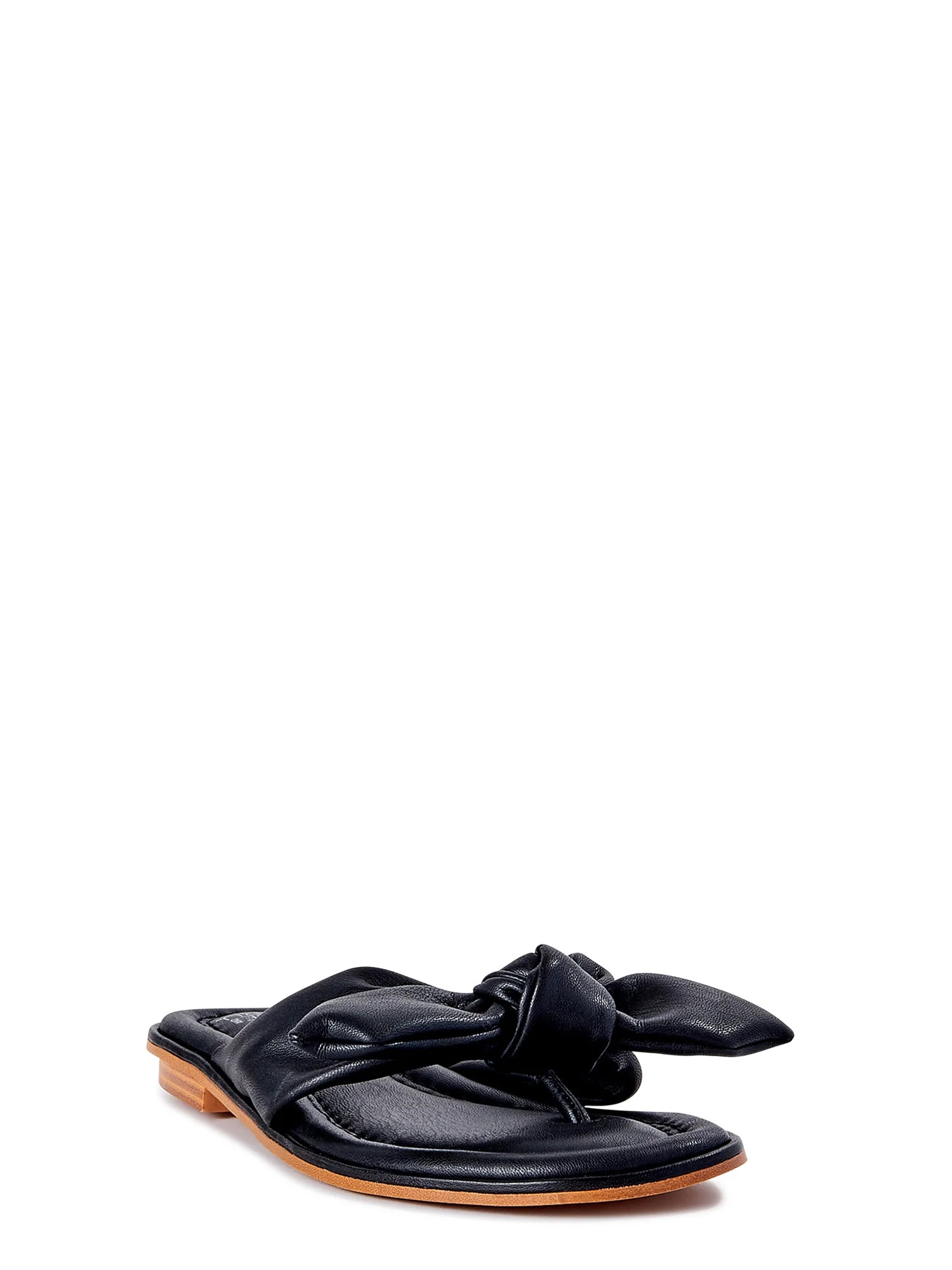 Time and Tru Women's Bow Thong Sandal (Wide Width Available) | Walmart (US)