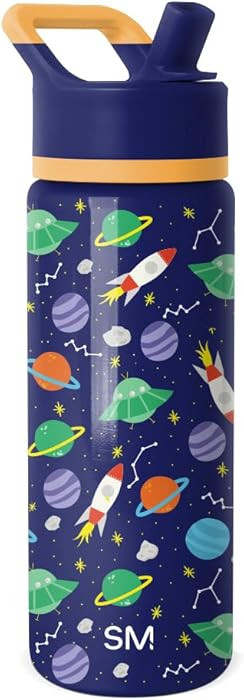 Simple Modern Kids Summit Water Bottle with Straw Lid | 18oz Stainless Steel Cup Insulated Tumble... | Amazon (US)