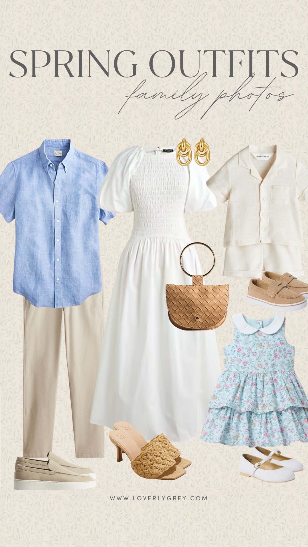 I love these looks for spring family photos! 

Loverly Grey, spring family photos, spring fashion 

#LTKFamily #LTKSeasonal #LTKKids