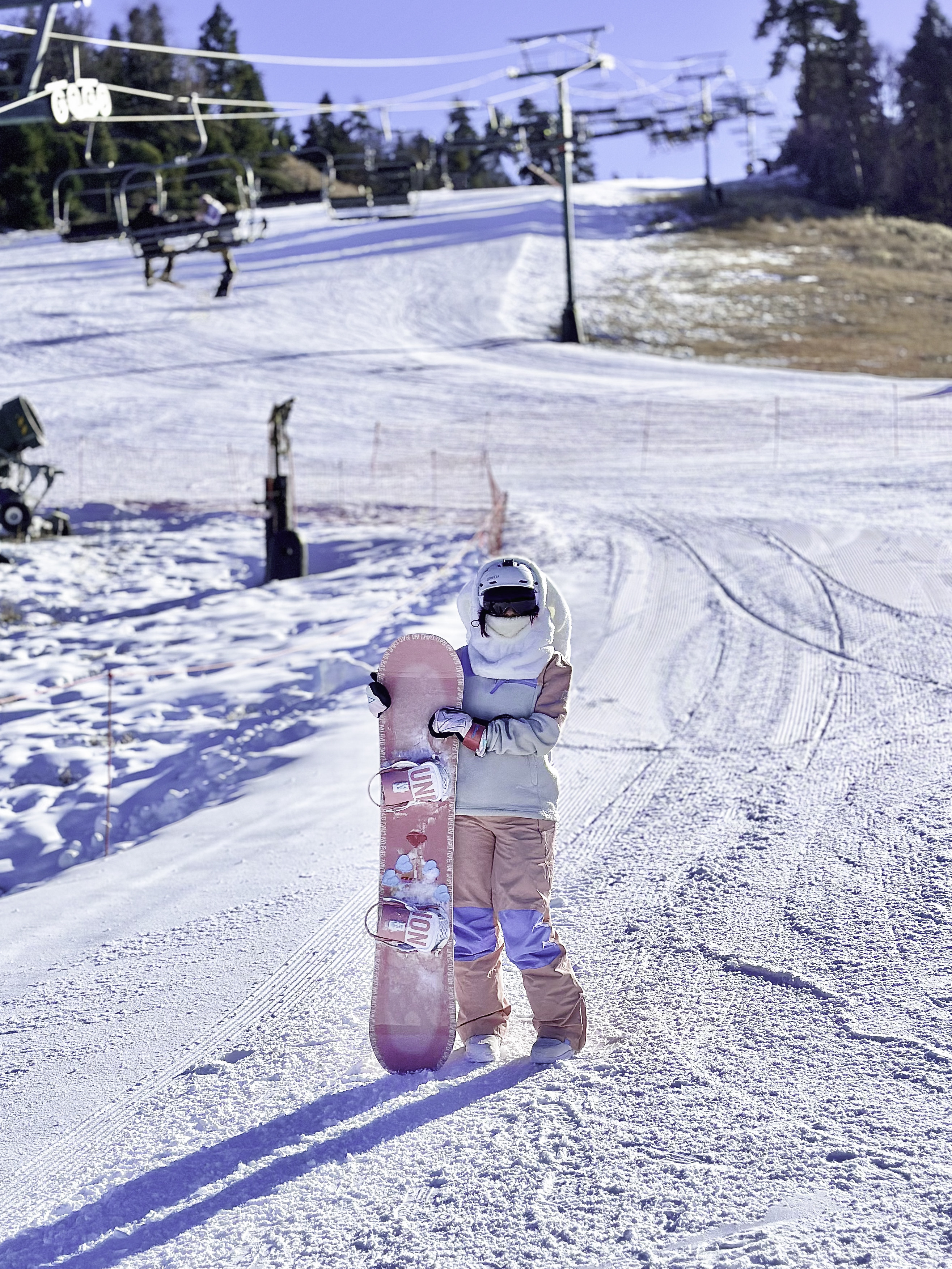 My Chloe Kim snowboard fit! 🏂🩵 I always love the jackets, bibs, and pants from ROXY’s Chloe Kim line! 😍

- Women’s Smith Mirage snowboard helmet
- Dragon X1s goggles
- Chloe Kim Snow Collection
- DC Lotus BOA Snowboard Boots + Union Milan Snowboard Bindings B4BC

The pullover + bibs are from the Chloe Kim 2023 line and aren't available anymore, but I linked more ROXY x Chloe Kim snowboard gear + some super cute alternatives and accessories too! 💕

Snowboard and ski gear from brands change every year! Wish I could share these exact items with y’all! 🥺

🏂❄️🏂❄️🏂❄️🏂

snowboard outfit, cute snowboard gear, snowboarding, winter outfits, ski outfits, skiing, pink snowboard outfit, rabbit ear hood, rabbit ear balaclava, ROXY, Chloe Kim snowboard outfit, Chloe Kim jacket, Chloe Kim snowboard, Chloe Kim bib pants, snowboard bibs, seasonal, snowboard apparel, ski apparel, winter apparel, baggy snowboard outfit, travel, activewear, active wear, cyber monday deals, black friday deals

#LTKCyberWeek #LTKActive #LTKootd