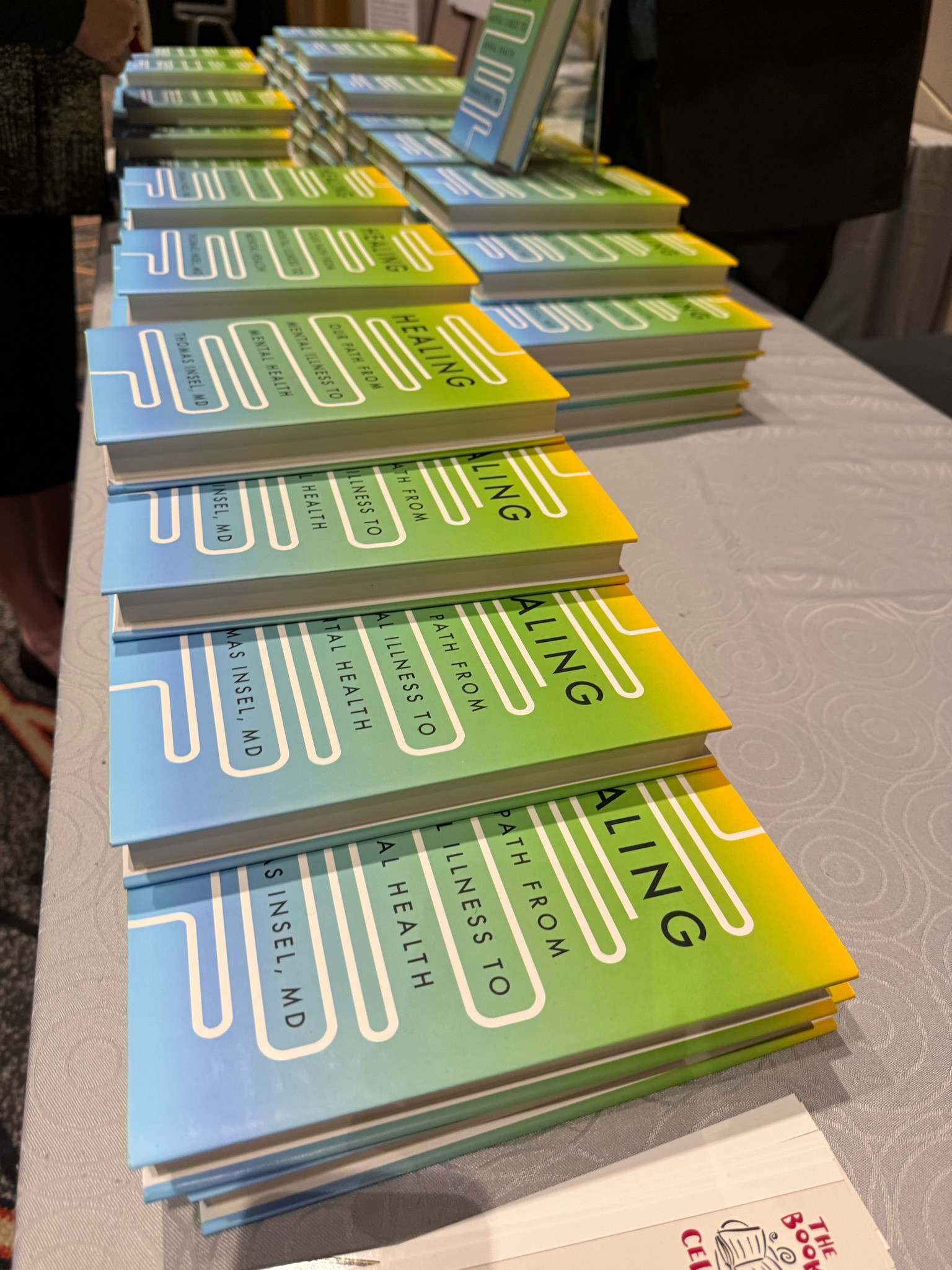 Dr. Thomas Insel, MD, is a leading psychiatrist and former NIMH director. In his book Healing, he critiques the U.S. mental health system’s focus on symptom management rather than true recovery. He highlights the importance of community, purpose, and belonging for long-term mental wellness. Getting your copy signed is amazing—his insights are powerful and align with efforts to rethink mental health care. #mentalhealth #selfcarebooks #mombooks