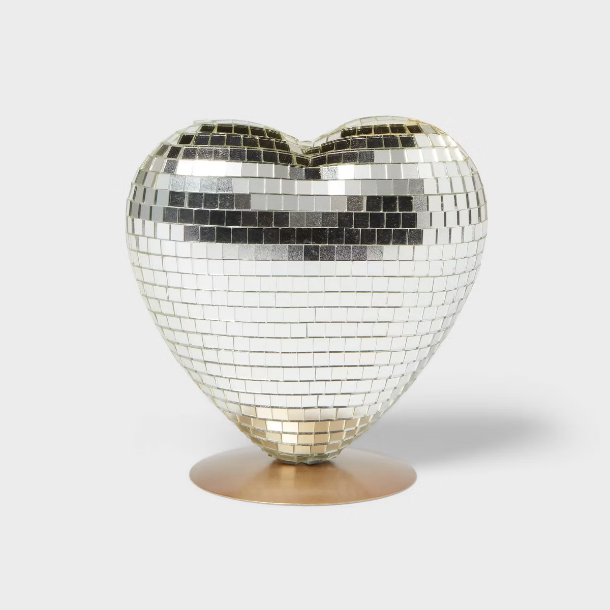 Heart Disco Ball Valentine's Day Decor Gold - Spritz™ | Target