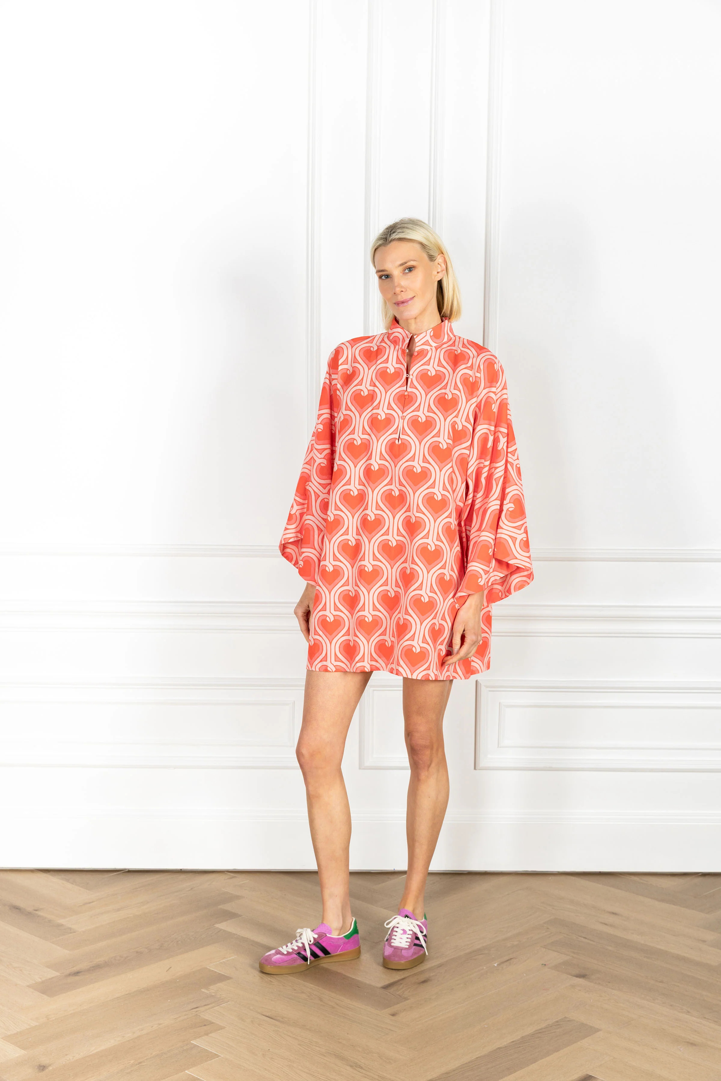 Infinite Hearts Mini Caftan | La Vie Style House