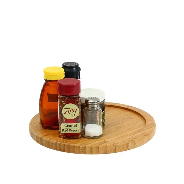 YBM Home Bamboo Lazy Susan Turntable for Kitchen Pantry, 10 in. Diameter - Walmart.com | Walmart (US)