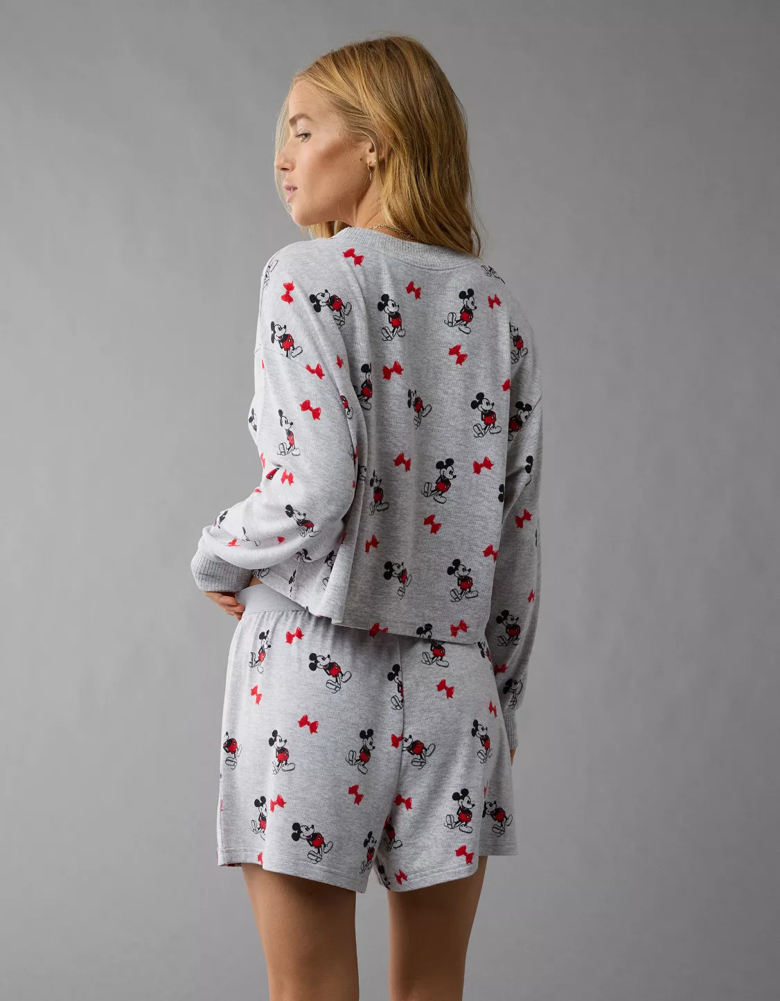AE Mickey Mouse Plush PJ Set | American Eagle Outfitters (US & CA)