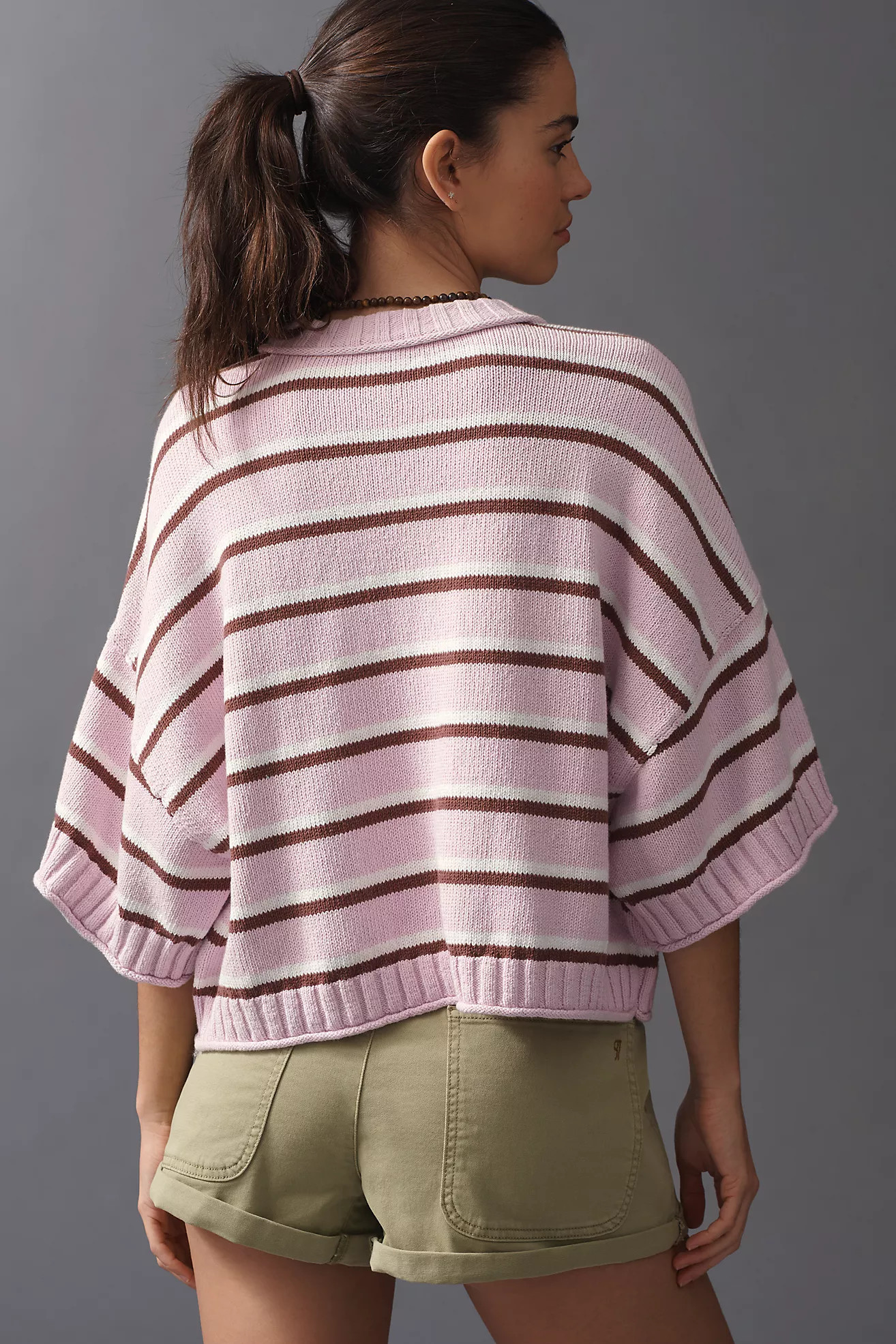 Goldie Cotton Crew-Neck Sweater | Anthropologie (US)