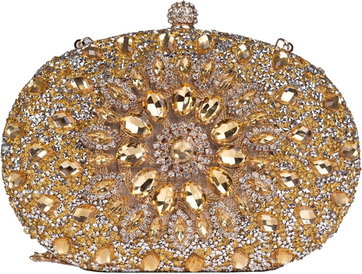 Rhinestone Evening Bag Clutches Cross Body Bags for Women Clutch Purses for Crystal Wedding Party... | Amazon (US)