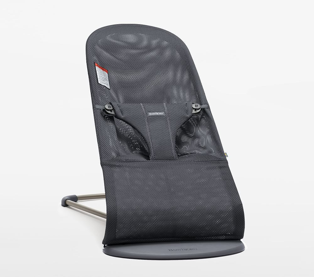 BabyBjorn(R) 3D Mesh Bouncer Bliss, Anthracite | Pottery Barn Kids