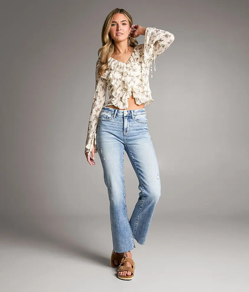 Andi Cropped Straight Stretch Jean | Buckle
