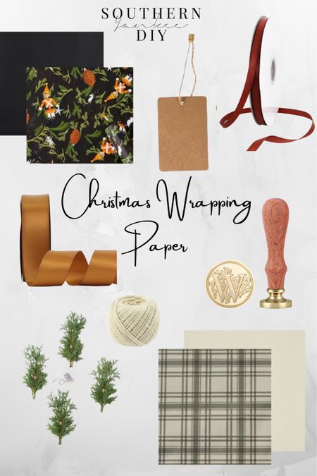 Christmas Gift Wrap Ideas: vintage gift wrap, gift wrapping, gold ribbon, gift toppers, red ribbon, plaid wrapping paper, black wrapping paper, twine, nutcracker, gift tags, sealing wax, wax seal, gift topper sprigs, greenery 

#LTKSeasonal #LTKHoliday #LTKGiftGuide