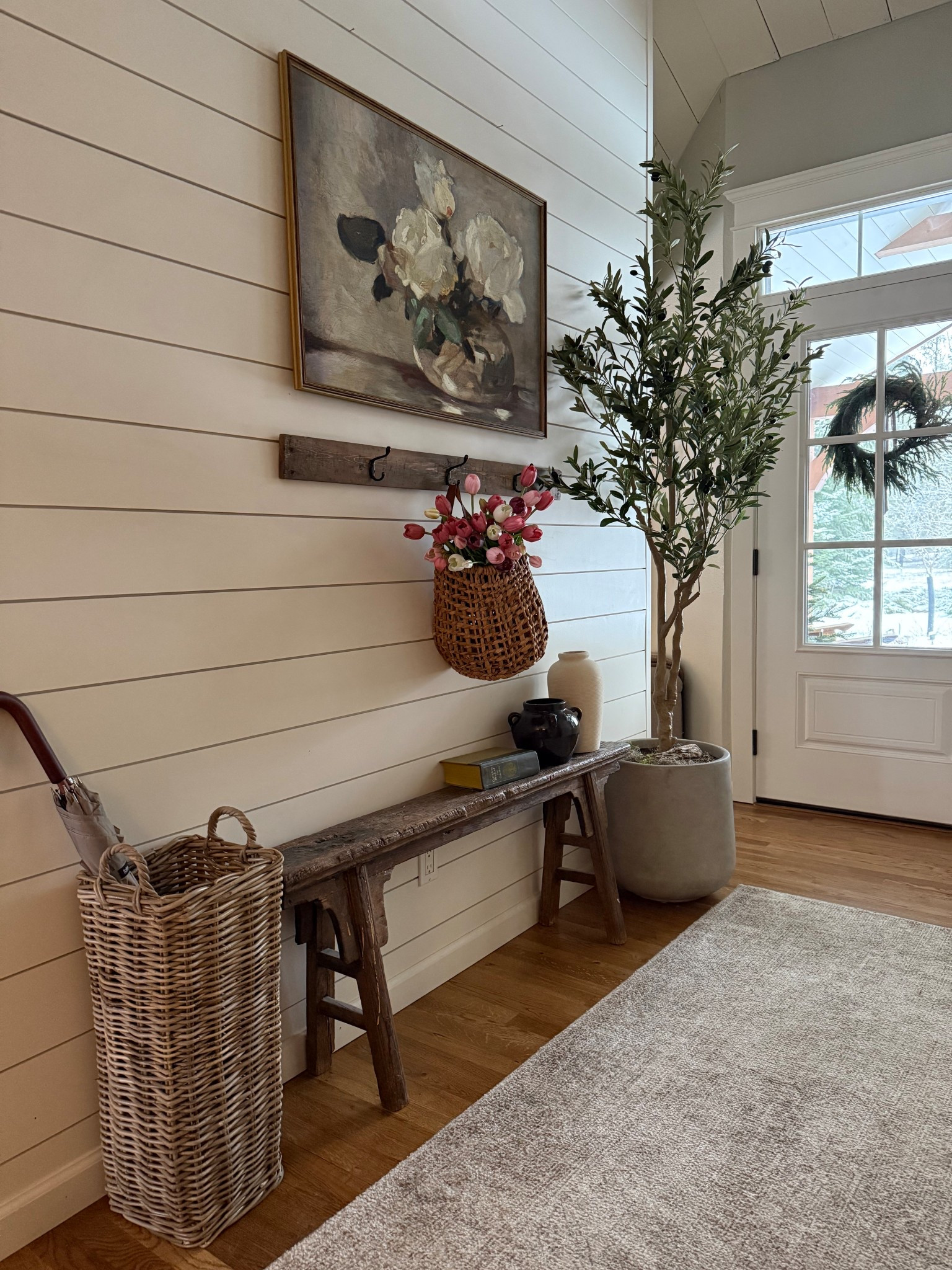 Simple  Valentines Inspired Entryway Decor 

#LTKSeasonal #LTKHome #LTKValentine