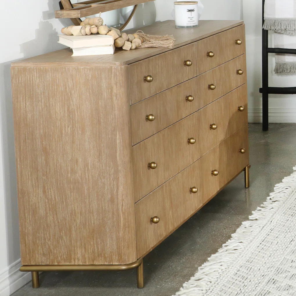 Maxine 8-drawer Dresser Sand Wash | Wayfair North America
